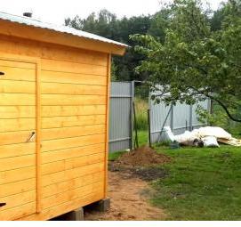 хозблок 3 в 1 для дачи - тип 1