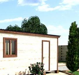 хозблок 6х3 - вариант 1