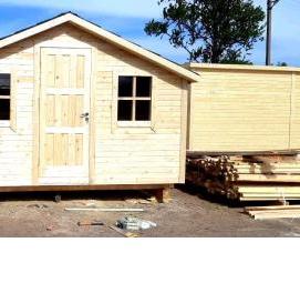 хозблок для дачи 3 4 - вариант 1