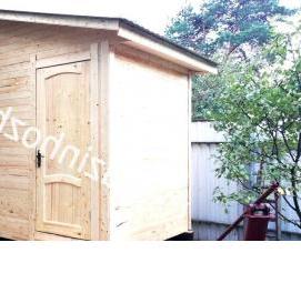 хозблок для дачи из досок - модель 2