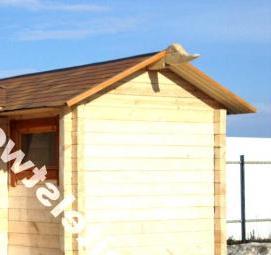 хозблок душ туалет из кирпича - тип 2