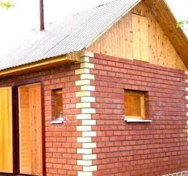 хозблок из кирпича под ключ - модель 3