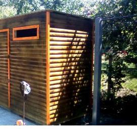 хозблок из металла - модель 4