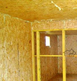 хозблок из панелей для дачи - модель 3