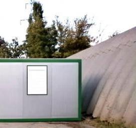 хозблок из панелей - тип 3