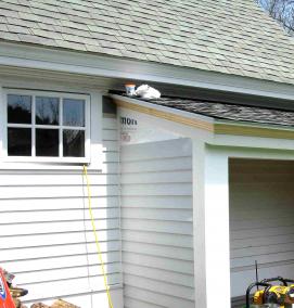 хозблок пристроенный к дому - модель 3