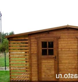 хозблок с дровницей - вариант 3