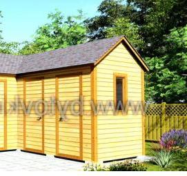 хозблок с душем - модель 3