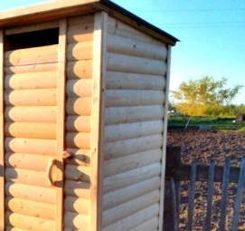 хозблок с душем - модель 2