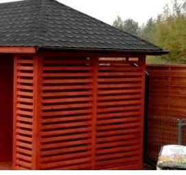 хозблок с погребом - модель 4