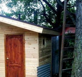 хозблок с погребом - модель 2