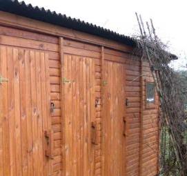 хозблок с туалетом для дачи под ключ - тип 1