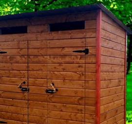 хозблок с туалетом для дачи под ключ - тип 3