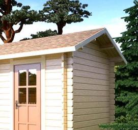 хозблок с туалетом из кирпича - модель 2