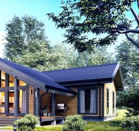 хозблоки из бруса под ключ проекты - модель 4