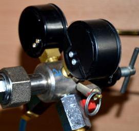 хромированный огнетушитель - тип 3