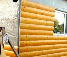 Имитация бруса белая - вариант 1