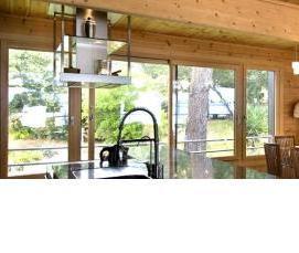 Имитация бруса Беленый дуб - модель 1