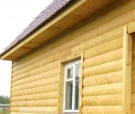 Имитация бруса из пенополистирола - тип 2