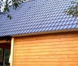 Имитация бруса из пластика - модель 2