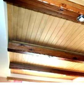 Имитация бруса на потолок - вариант 2