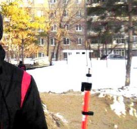 Исполнительная съемка колонн - тип 3