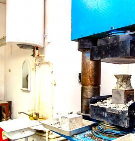 Испытание прочности бетона на сжатие - модель 2