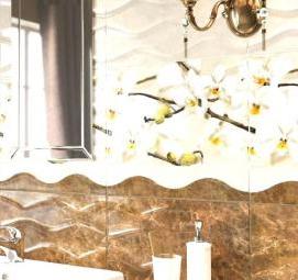 Итальянская керамическая плитка для ванной - модель 4