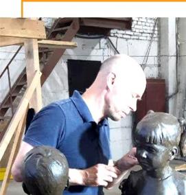 Изготовление бетонных скульптур - вариант 3