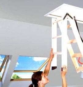 Изготовление чердачных лестниц - тип 1