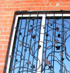 Изготовление и установка решеток на окна - вариант 1