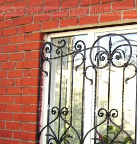 Изготовление и установка решеток на окна - вариант 3