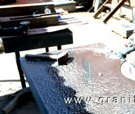 Изготовление лестниц из гранита - тип 2