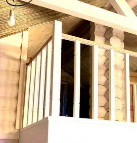 Изготовление лестниц из лиственницы - тип 1