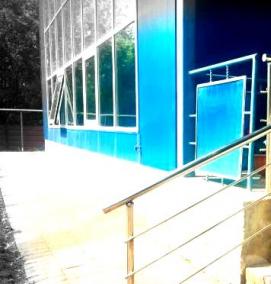 Изготовление лестниц из нержавеющей стали - вариант 3