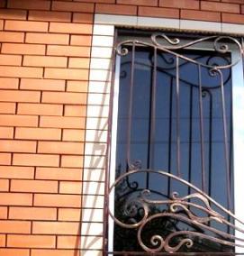 Изготовление металлических решеток на окна - тип 2