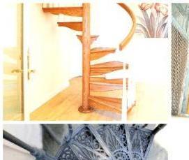 Изготовление металлической винтовой лестницы - тип 1