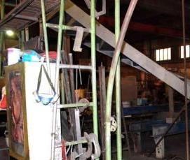 Изготовление металлической винтовой лестницы - тип 3