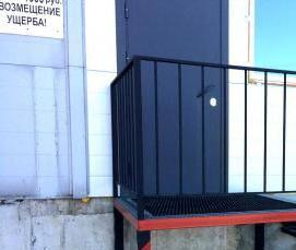 Изготовление металлической винтовой лестницы - тип 2