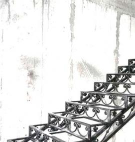 Изготовление перил для лестниц из металла - тип 1