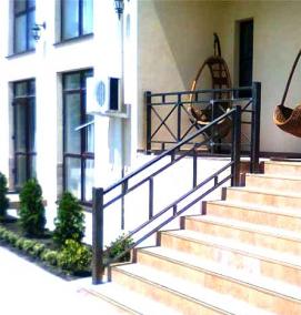 Изготовление перил для лестниц из металла - тип 4