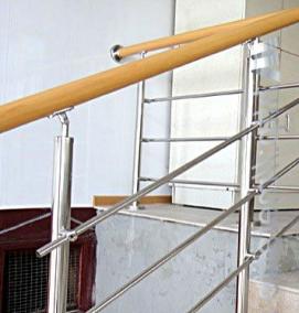 Изготовление перил для лестниц из металла - тип 2