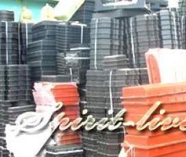 Изготовление пластиковой тротуарной плитки - вариант 4