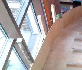 Изготовление поворотной лестницы - вариант 3