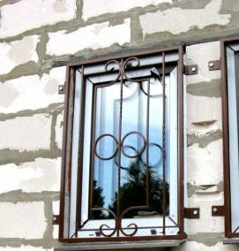 Изготовление решеток на окна - вариант 1