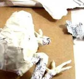 Изготовление скульптуры из глины - вариант 2