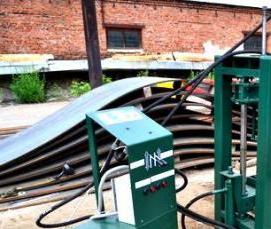 Изготовление тротуарной плитки вибропрессованием - модель 3