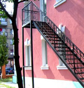 Изготовление уличных лестниц - модель 1