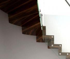 Изготовление забежных лестниц - тип 4