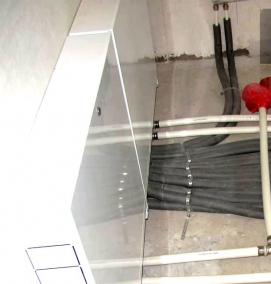 Кабель канал для труб отопления - модель 4